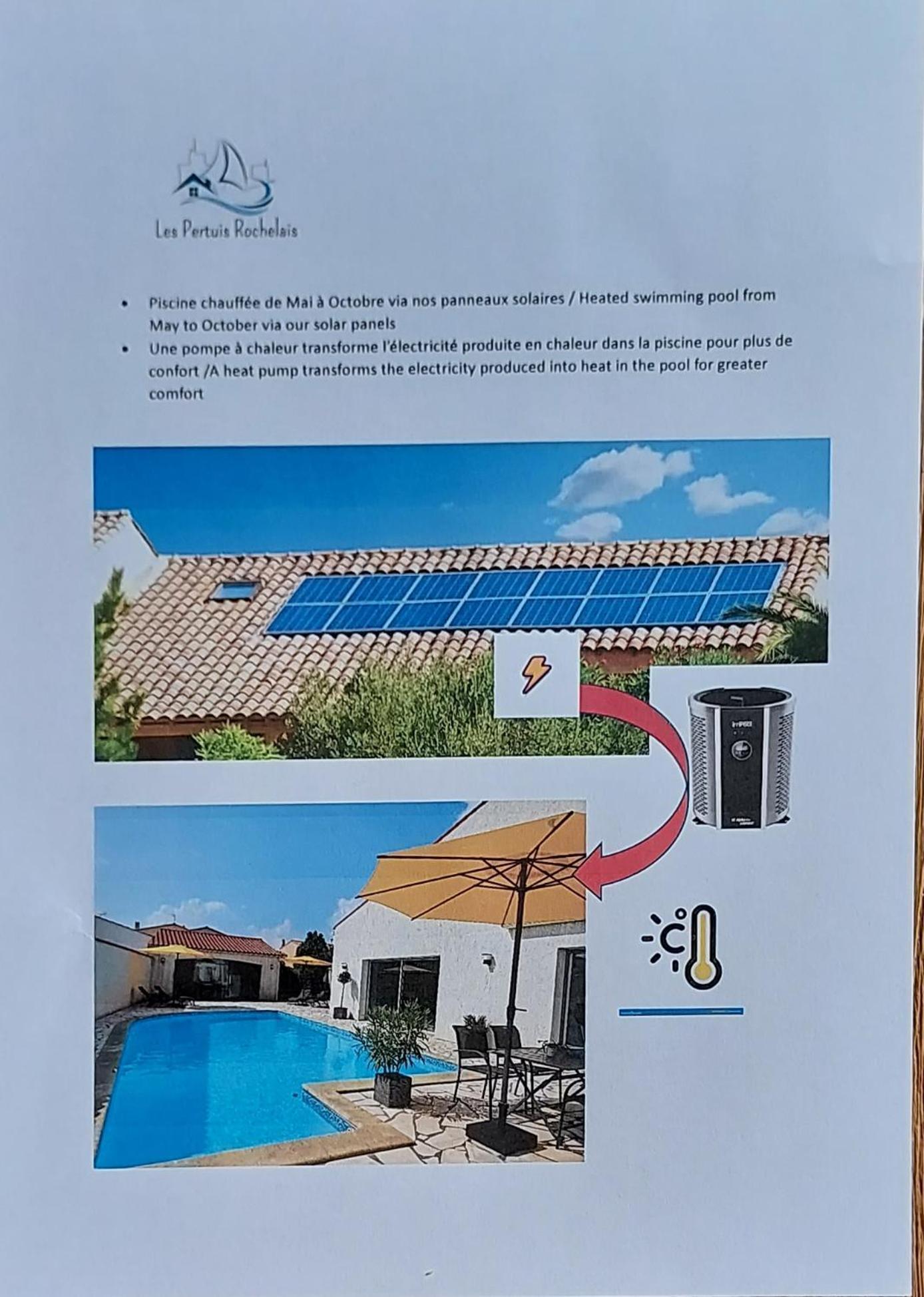 Les Pertuis Rochelais Bed & Breakfast Périgny Dış mekan fotoğraf